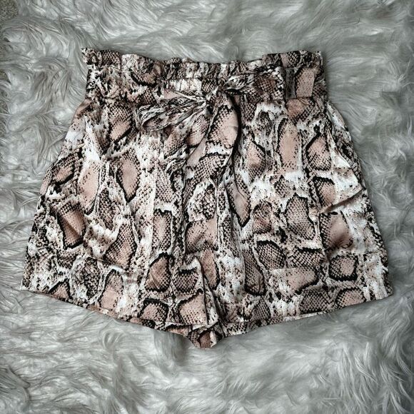 L'Academie Jane Satin Paper Bag Satin w/ Belt - Picture 4 of 6